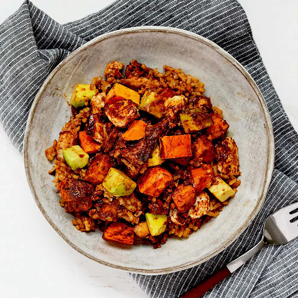 Chicken with Mole Sauce, Sweet Potato & Avocado - Image 2