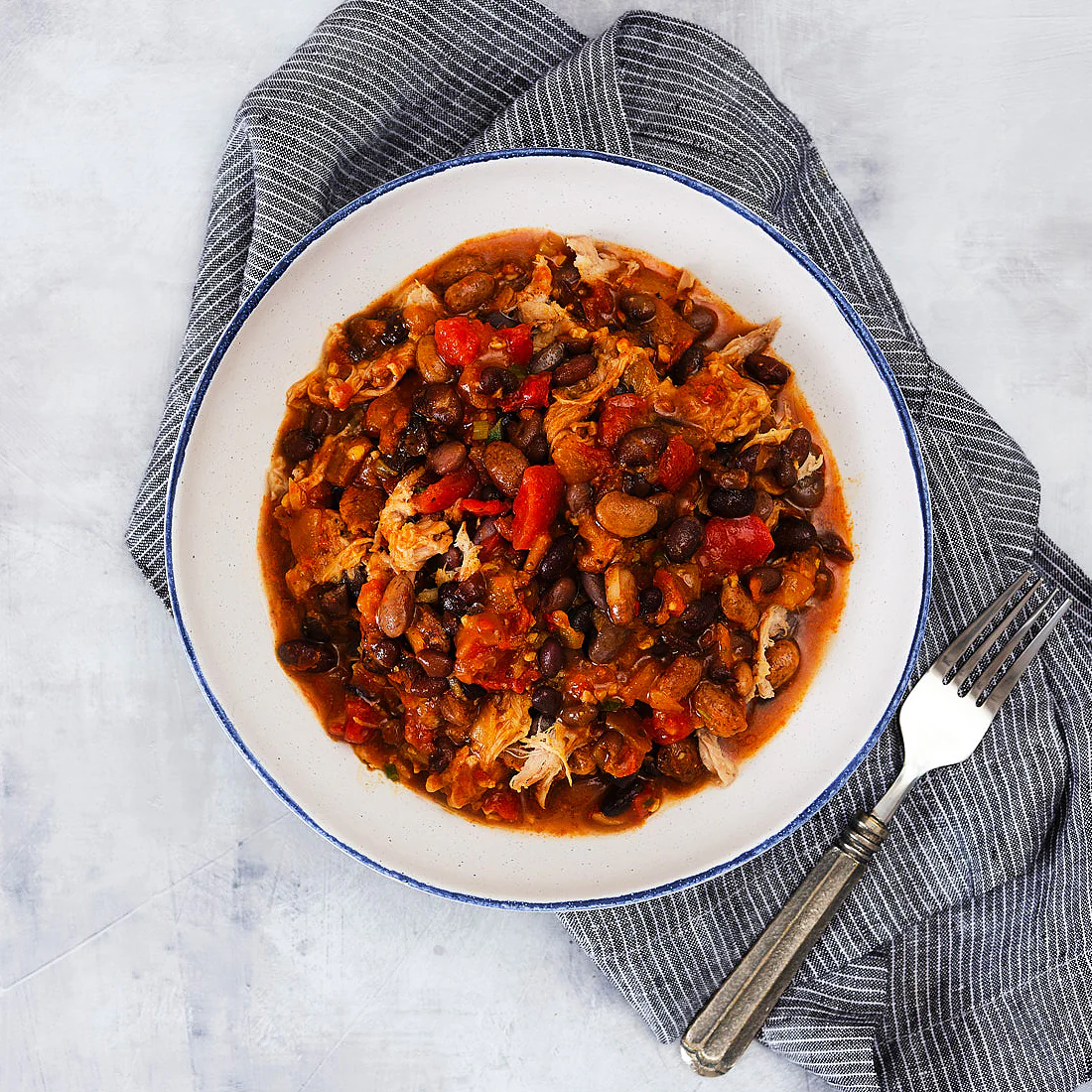Pulled Pork Stew with Beans & Sausage - Image 2